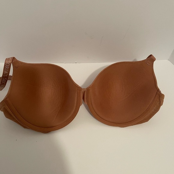 Victoria Secret Cotton Lightly Lined Full Coverage Bra Size 38D Blush Color - Picture 7 of 14